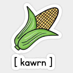 Corn Sticker